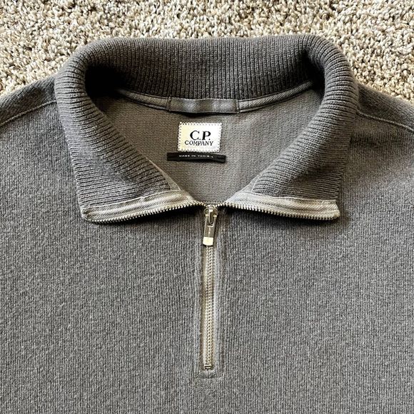 C.P. Company Men's Long Sleeve Polo Half Zip Size XXL - Picture 3 of 11
